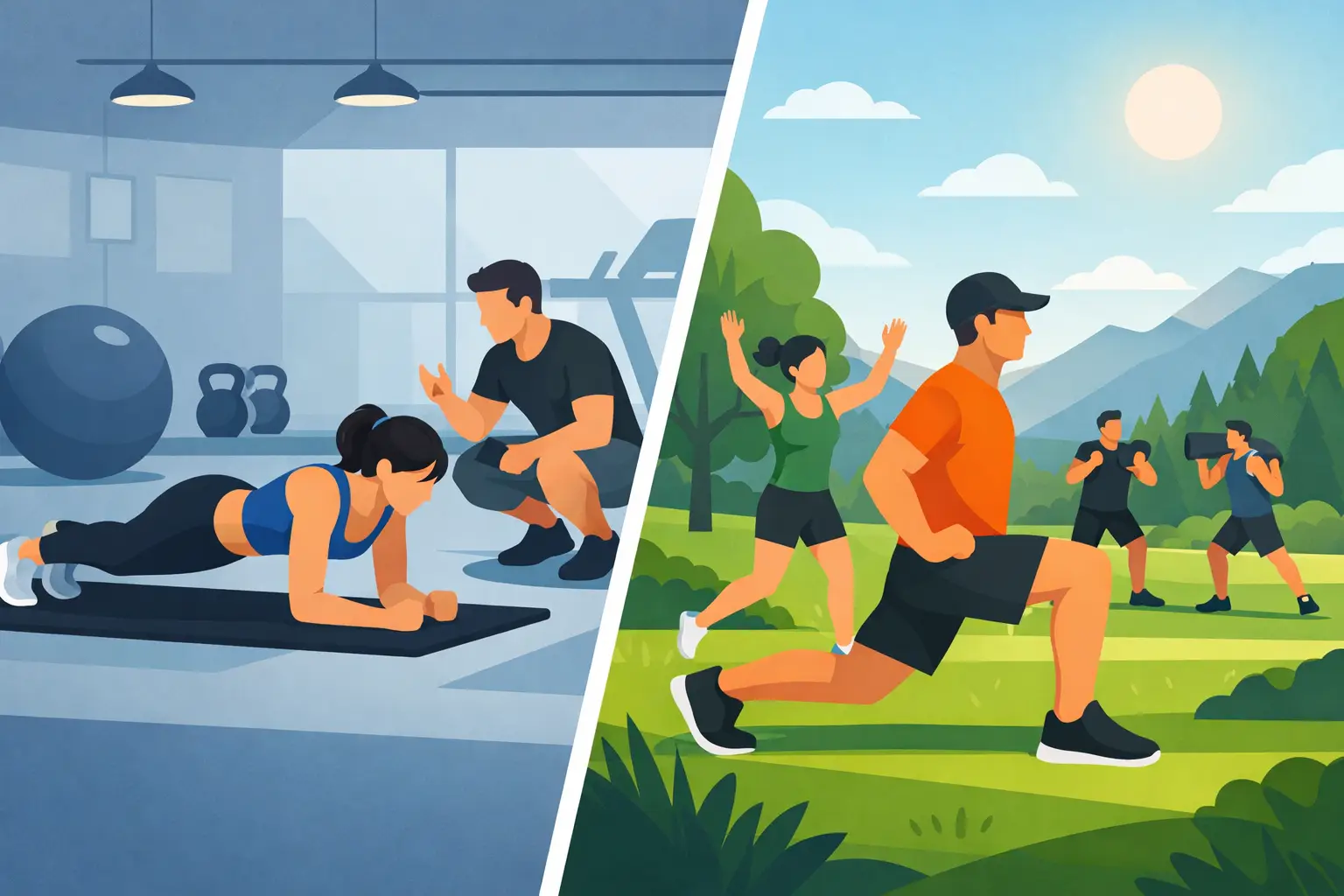Indoor Versus Outdoor Bootcamp Classes: Which Fits?